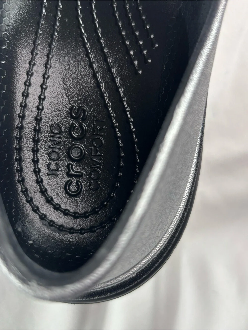 CROCS Metallic Silver Mary Jane Platform Clogs